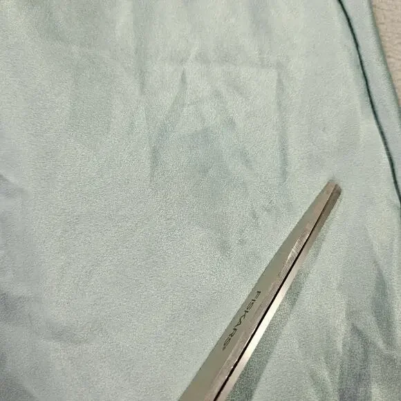 Victoria’s Secret Slip Dress Women's Large Green Satin Drape Neck Mini Y2K Party - Picture 4 of 13